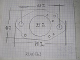 solex rca 0863 fiat 128
                    alfaromeo plastico base carburador