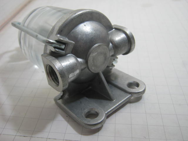 fuel prefilter - universal
                    type filtro suplementar para gasolina extra passagem
                    com copo de vidro